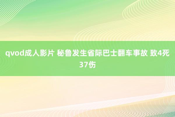qvod成人影片 秘鲁发生省际巴士翻车事故 致4死37伤